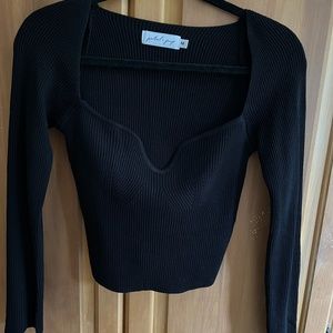 Petal & Pup Whitman Knit Sweater - Women's Size Medium - Black